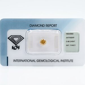0.46ct Round Brilliant FANCY Natural Diamond