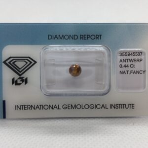 0.44ct Round Brilliant FANCY Natural Diamond