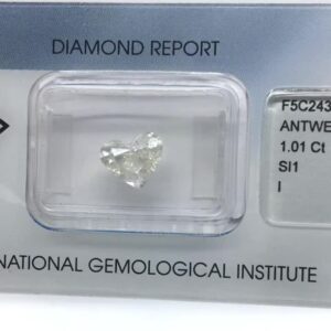 1.01ct Heart I SI1 Natural Diamond