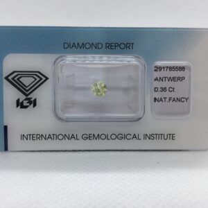 0.36ct Round Brilliant FANCY Natural Diamond