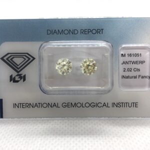1.01ct Round Brilliant FANCY VS2 Natural Diamond