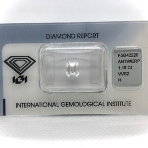 1.16ct Emerald H VVS2 Natural Diamond