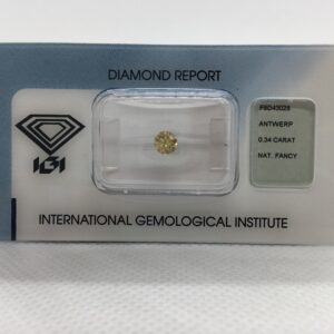 0.34ct Round Brilliant FANCY Natural Diamond