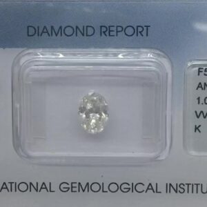 1.03ct Oval K VVS2 Natural Diamond