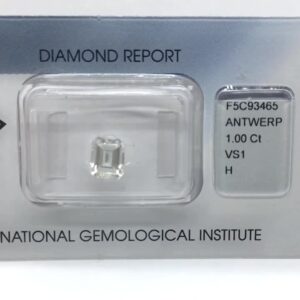 1.0ct Emerald H VS1 Natural Diamond