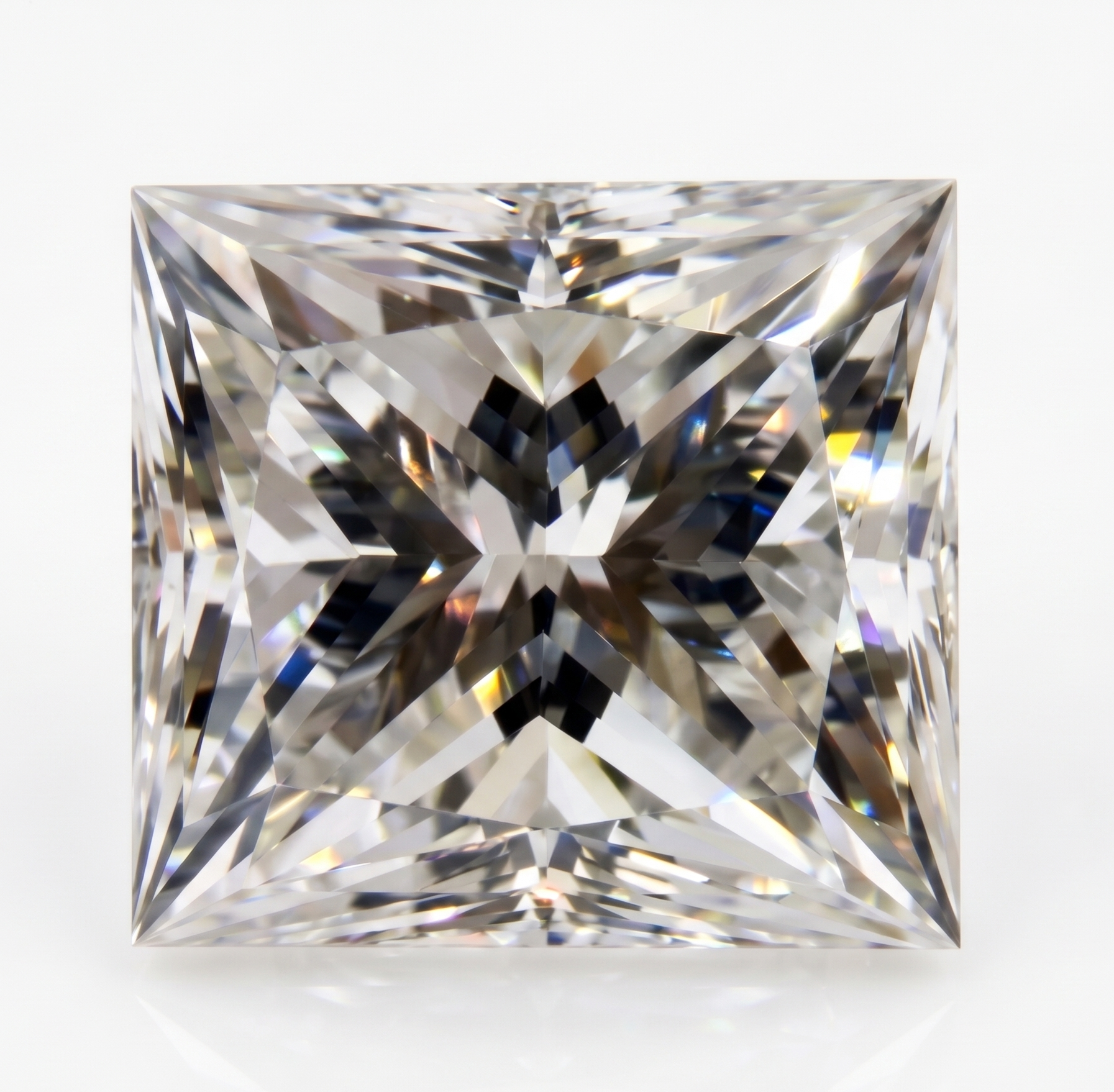 1.12ct Princess F IF Natural Diamond