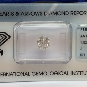 1.02ct Round Brilliant J SI1 Natural Diamond