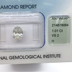 1.01ct Oval H VS2 Natural Diamond