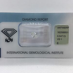 0.547ct Oval E VS1 Natural Diamond